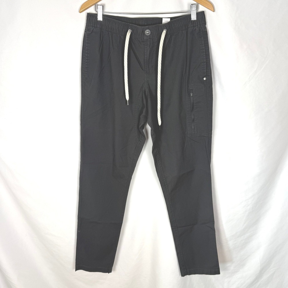 Vuori Ripstop Climber Pants Charcoal Gray Mens L VGUC Gorpcare Hiking Streetwear